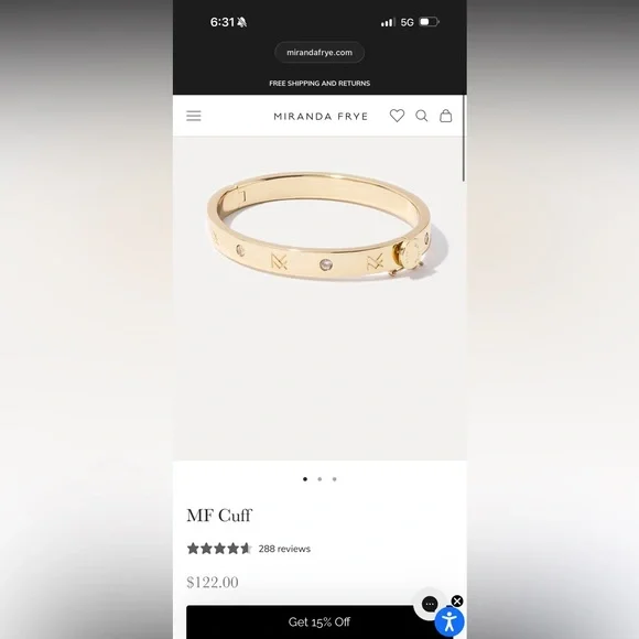 Miranda Frye MF Cuff - Picture 2 of 5